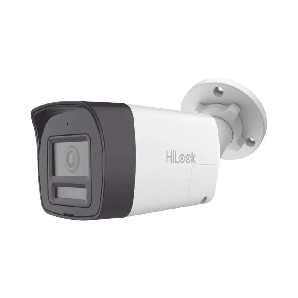 [Audio Bidireccional + Dual Light + ColorVu] Bala TURBOHD 2 Megapixel (1080p) / Lente 2.8 mm / 30 mts IR EXIR + 20 mts Luz Blanca / Micrófono y Bocina Integrado / Exterior IP67 / Metal / dWDR