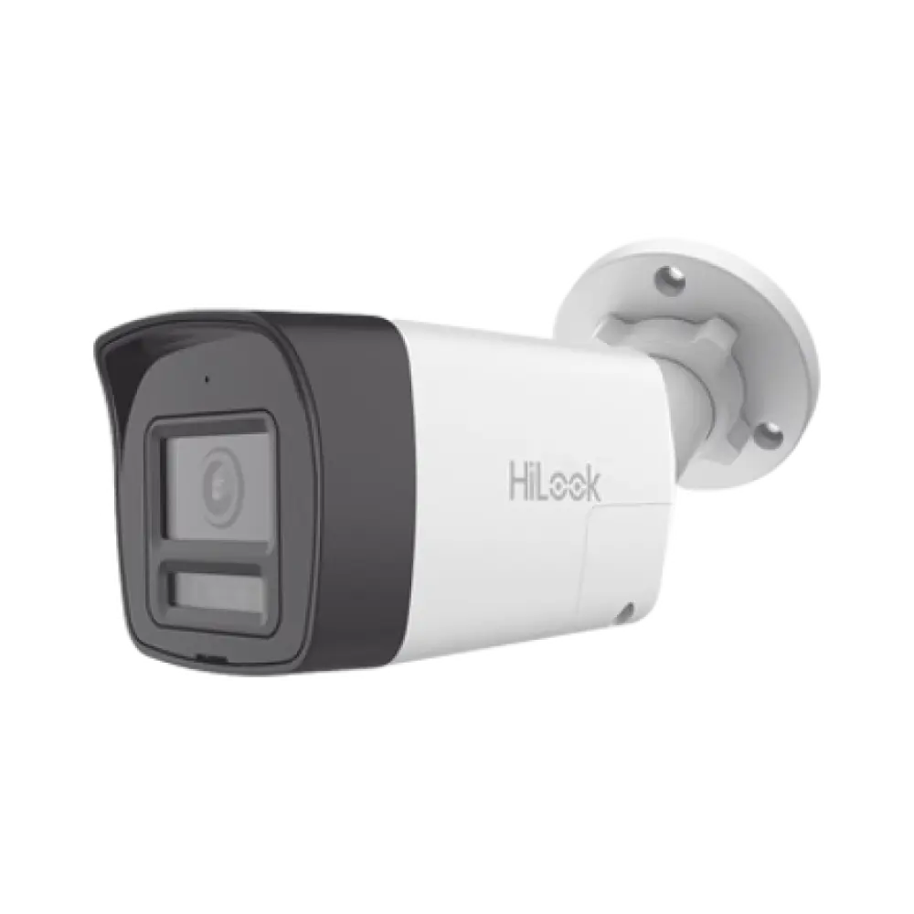 [Audio Bidireccional + Dual Light + ColorVu] Bala TURBOHD 2 Megapixel (1080p) / Lente 2.8 mm / 30 mts IR EXIR + 20 mts Luz Blanca / Micrófono y Bocina Integrado / Exterior IP67 / Metal / dWDR
