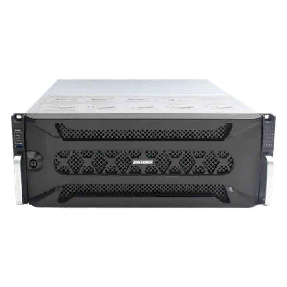 NVR 12 Megapixel (4K) / 256 canales IP / 24 Bahías de Disco Duro / 4 Puertos de Red / Soporta RAID con Hot Swap / NVR 