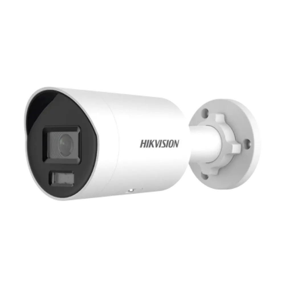 [Dual Light + ColorVu] Bala IP 4 Megapixel / Lente 2.8 mm / 40 mts IR + 40 mts Luz Blanca /  Microfono Integrado / Exterior IP67 /   WDR 130 dB / ACUSENSE / Captura Facial /  PoE / ACUSEARCH