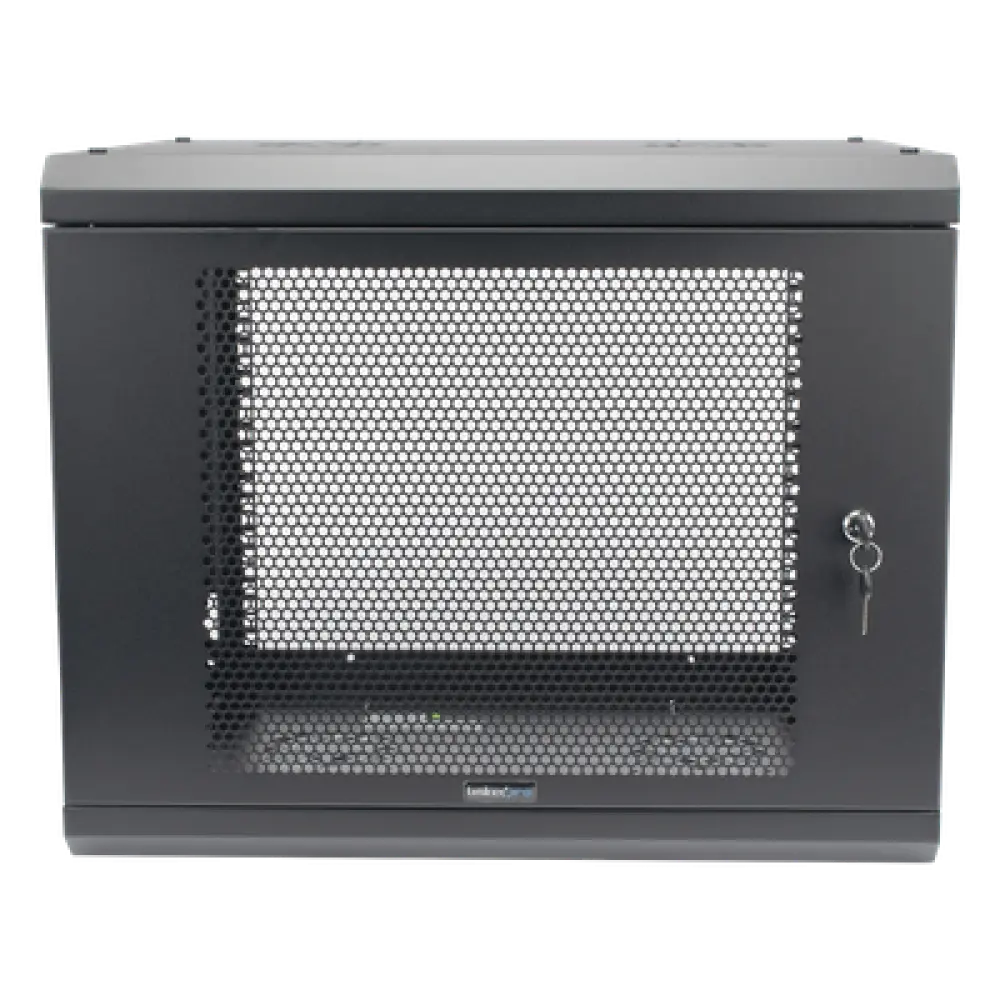 Gabinete de Pared 9U / 19'' / 455 mm (17.9'') Profundidad / Acero Reforzado / Carga 80 kg