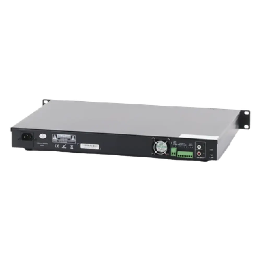 Amplificador de Audio / 1 Canal / 500W / Clase D / Salida 100V / 4-16Ω / Rack 19" / RCA / 80Hz-16kHz