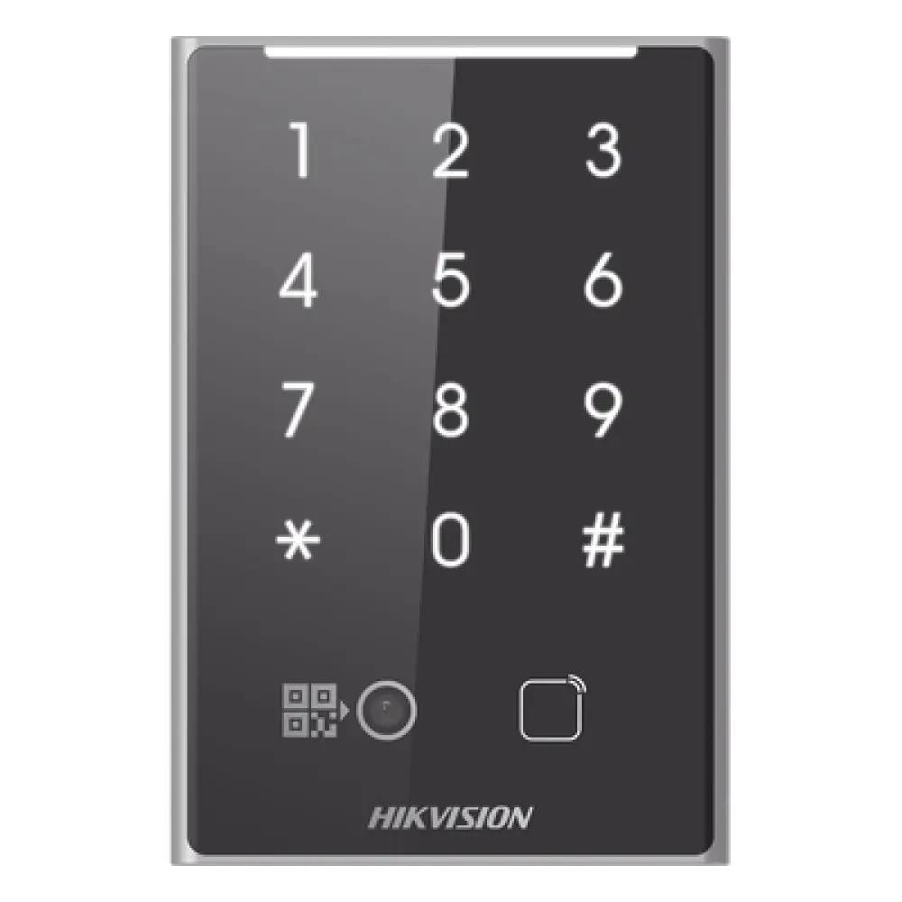 Lector de Acceso / Tarjetas PROX EM 125 kHz / Código QR / Teclado / RS485 y Wiegand / IP65