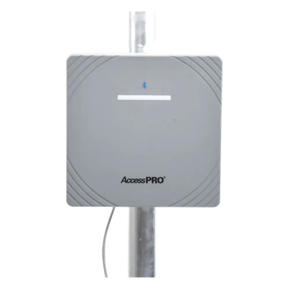 Lector RFID UHF / Alcance 6 m (19.7 ft) / Bluetooth / Antena 12 dBi / Wiegand 26 / IP Climas Extremos