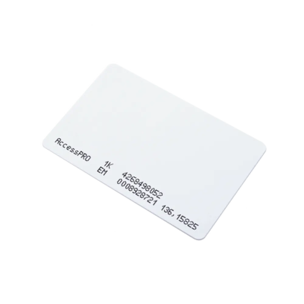 Tarjeta Dual de Acceso / 125 kHz EM + 13.56 MHz / 1 KB / Wiegand 26/34 Bits / CR80