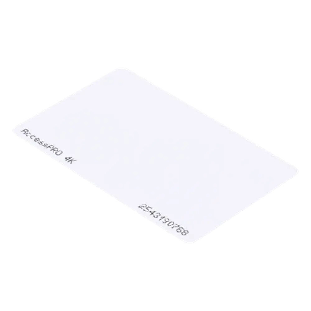 Tarjeta Classic 4K / 4 KB / 13.56 MHz / CSN UID 34 Bits / PVC Imprimible / ISO CR80