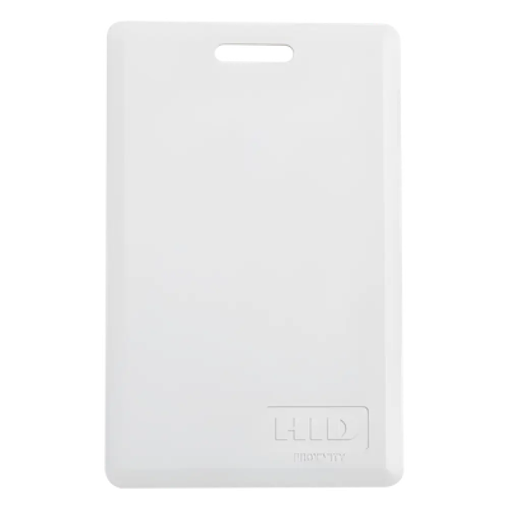 Tarjeta de Proximidad / PVC Clamshell / 5.4 x 8.6 x 0.19 mm / Formato H10301 / Programable por Sitio