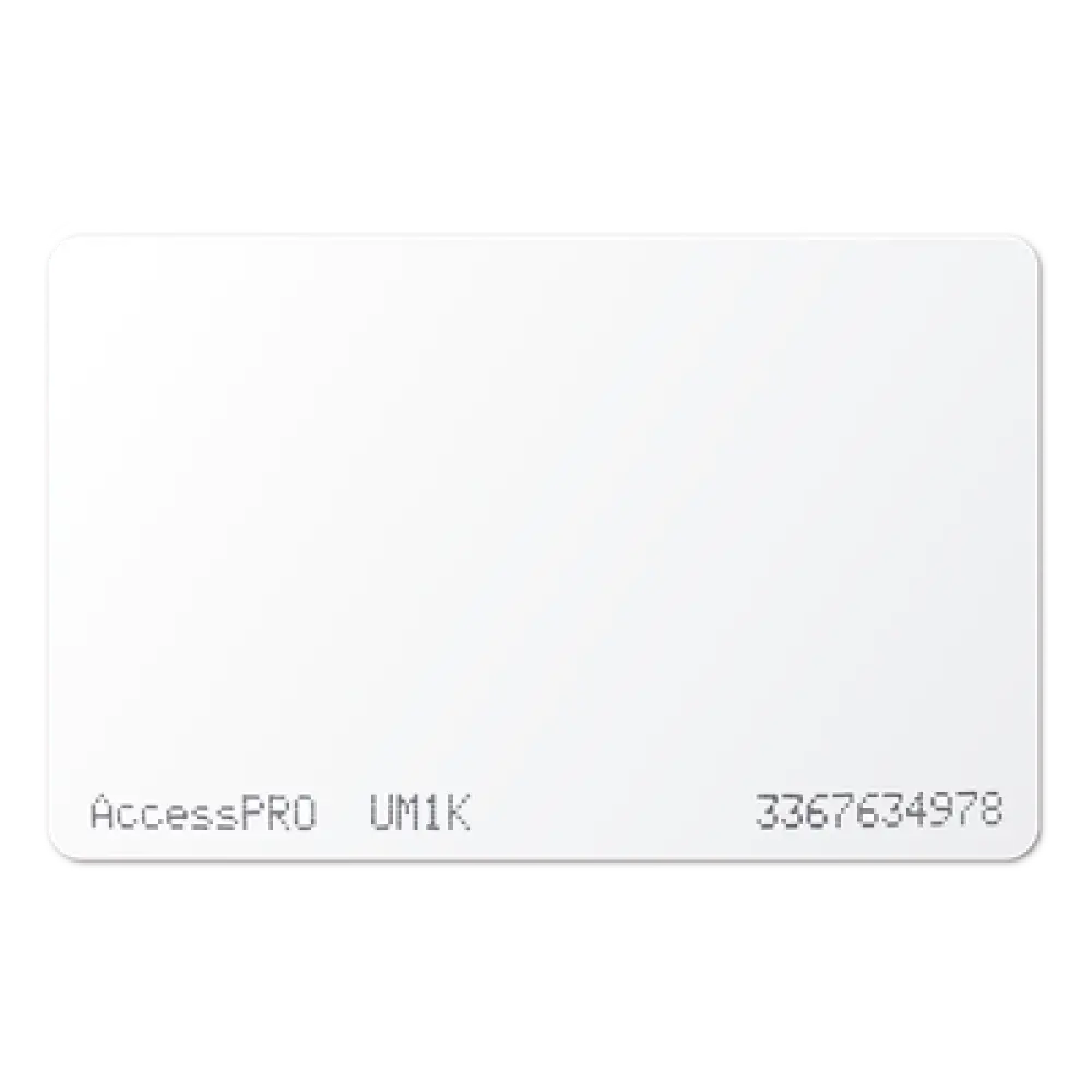 Tarjeta Dual / UHF 900MHz EPC Gen2 / MIFARE 13.56MHz 1K / ISO PVC 85.6x54x1mm / 3.37x2.13x0.04in
