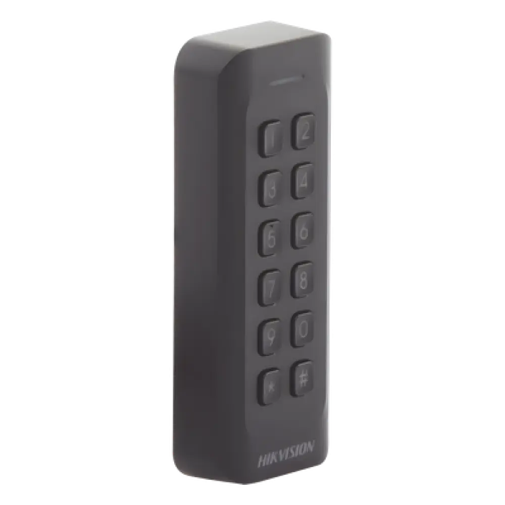 Lector de Tarjetas PROX / EM 125 kHz / Teclado Numérico / Wiegand W26/W34 / IP65 / Perfil Delgado