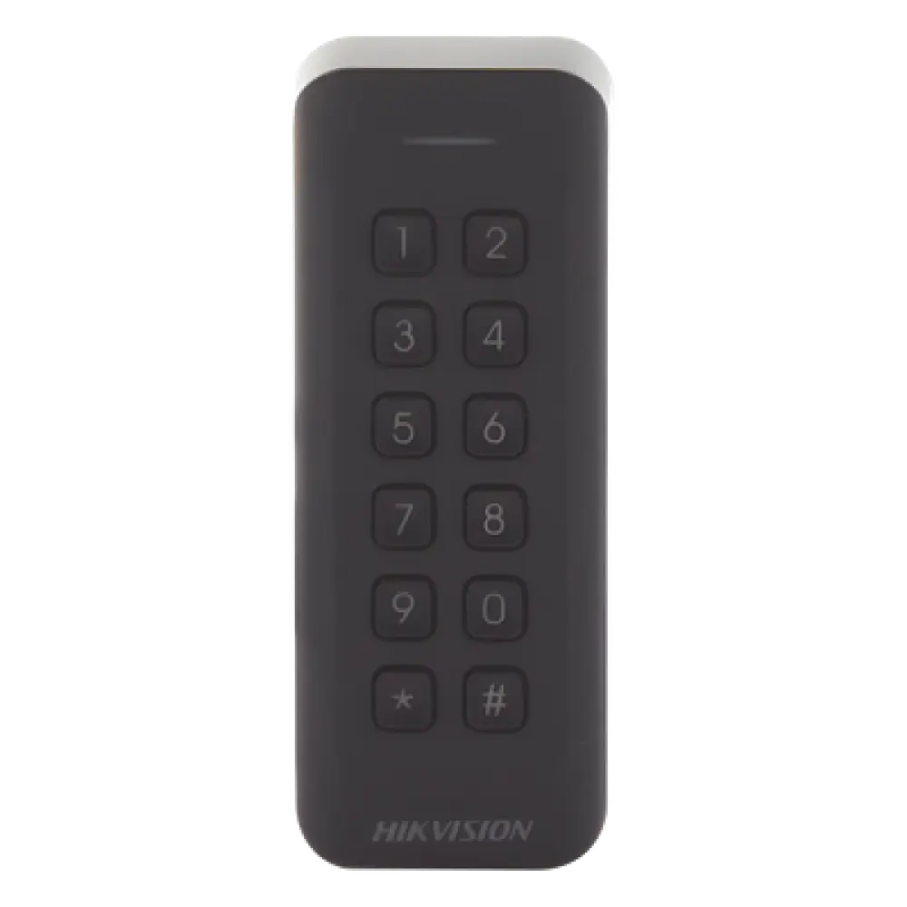 Lector de Tarjetas PROX / EM 125 kHz / Teclado Numérico / Wiegand W26/W34 / IP65 / Perfil Delgado