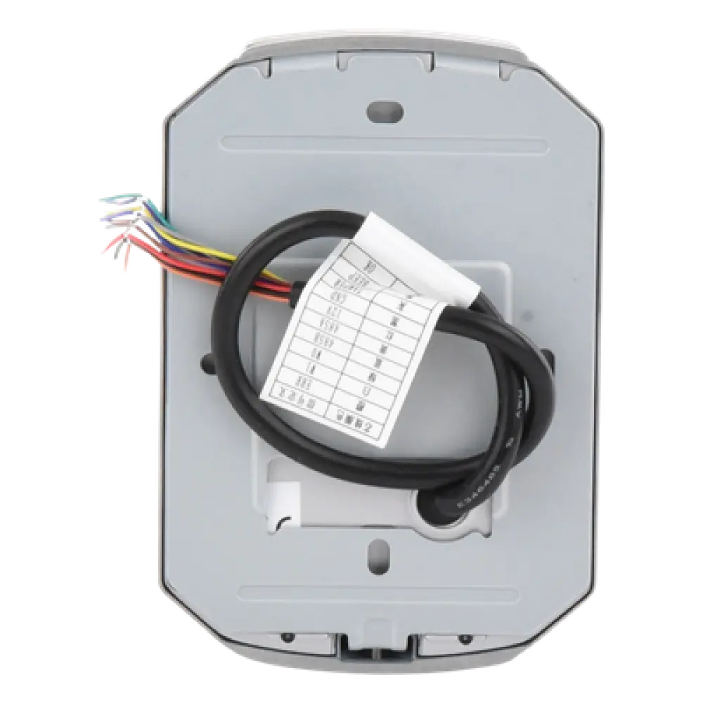Lector de Tarjetas MIFARE y Contraseñas / Wiegand W26-W34 / RS-485 / IP65 / IK10 / Operación -20 a 65°C / LED de Estado