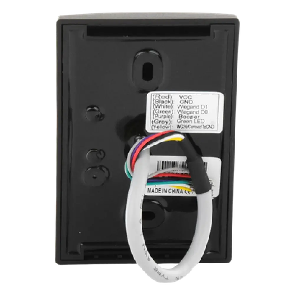 Lector de Proximidad RFID MIFARE / 13.56 MHz / Wiegand 34 Bits / IP65 / ISO14443A / 4.6 x 3 x 0.6 pulgadas / Exterior
