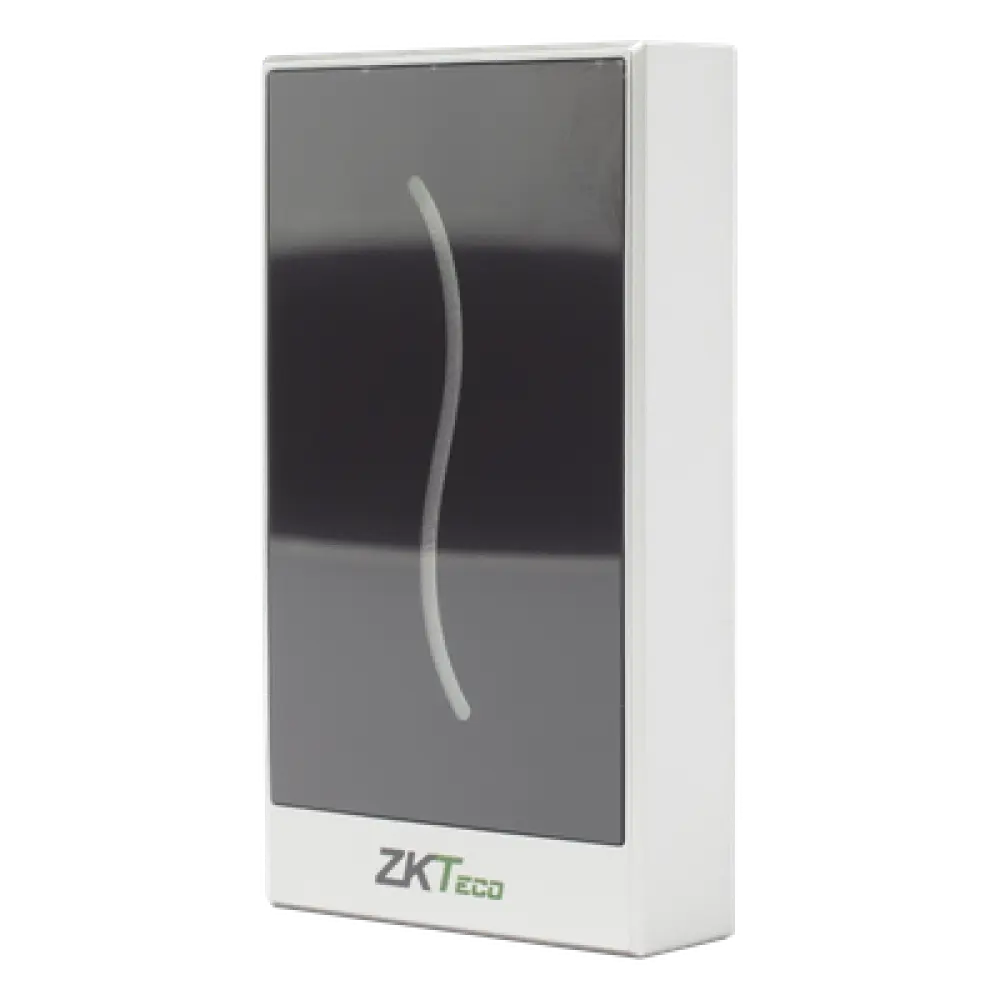 Lector de Proximidad EM 125 kHz / Wiegand 26/34 Bits / IP65 / Rango 3.5 cm / -20°C a 65°C / 2.6 x 1.4 x 0.5 pulgadas