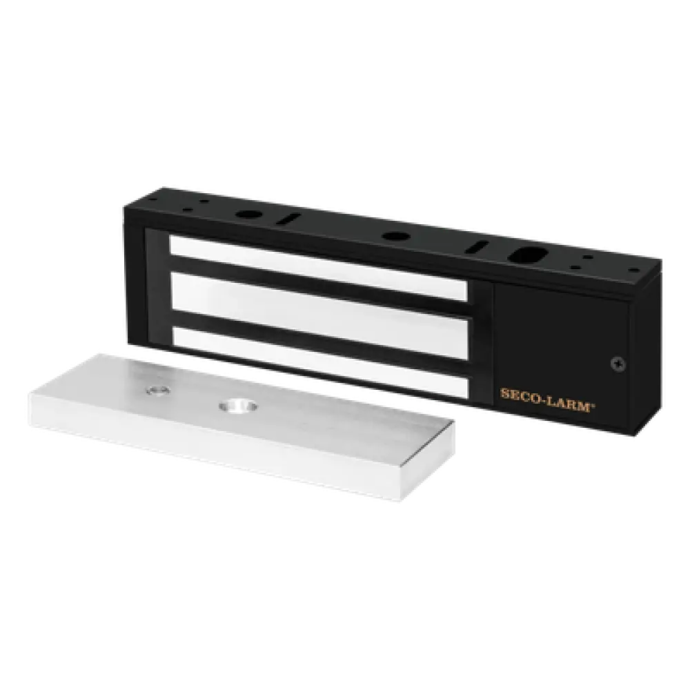 Chapa Magnética / 1200 lbs (545 kg) / Sensor de Adherencia y Posición / LED de Estado / 12/24 VDC Seleccionable / Aluminio Anodizado