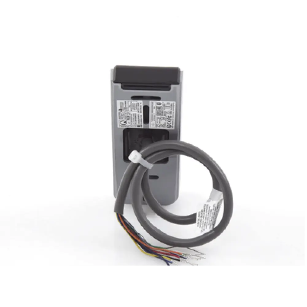 Lector de Control de Acceso / Multitecnología SEOS, iCLASS, MIFARE / Salida Wiegand y OSDP / Diseño Compacto 45x121.5x19.5 mm / Alimentación 12 VCC / LED Tricolor y Alerta Acústica