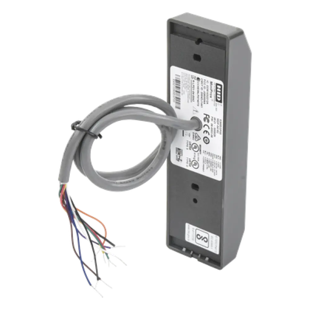 Lector de Proximidad / 125 kHz / Salida Wiegand / Alcance 14 cm (5.5 ft) / LED Multicolor / Uso Interior y Exterior