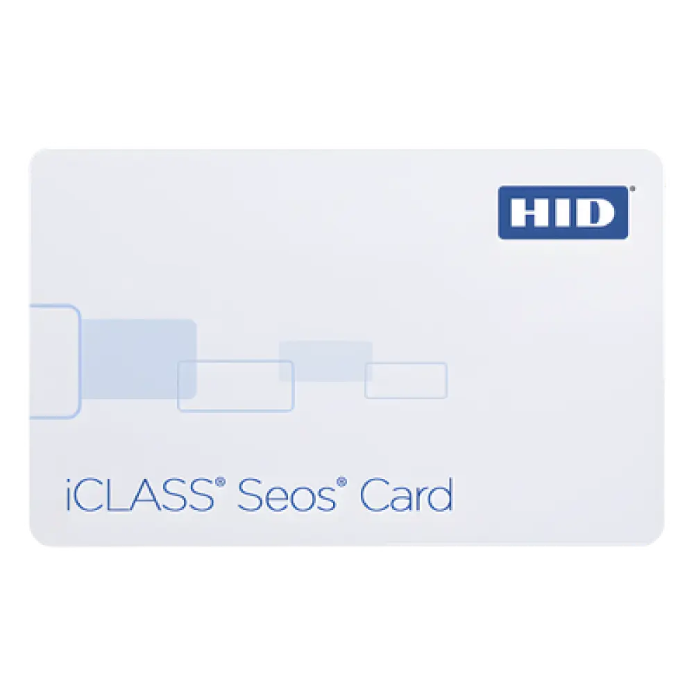 Tarjeta Inteligente de Control de Acceso / 8 KB / Tecnología SEOS No Clonable / 26 Bits / PVC Resistente / 5.4 x 8.57 cm