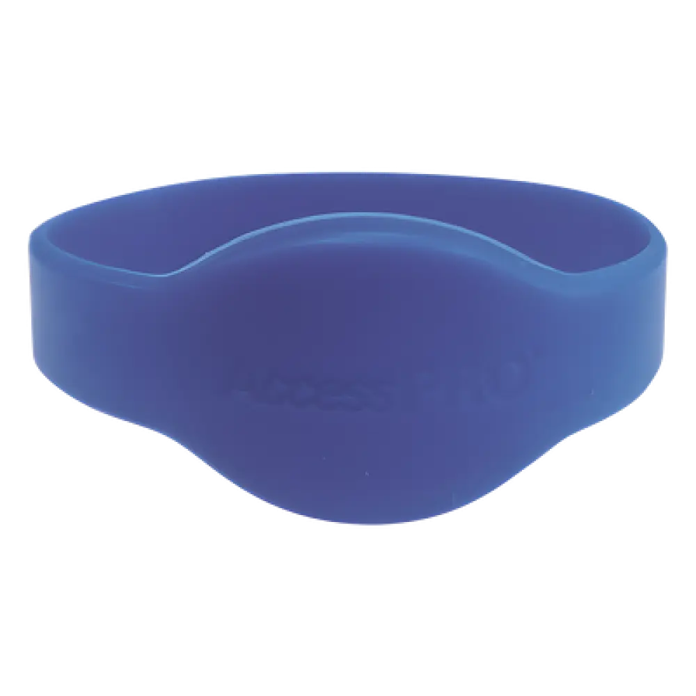 Brazalete de Proximidad / 125 kHz EM / 65 mm Diámetro / 2.13 ft / Wiegand 26 / Silicona / Azul