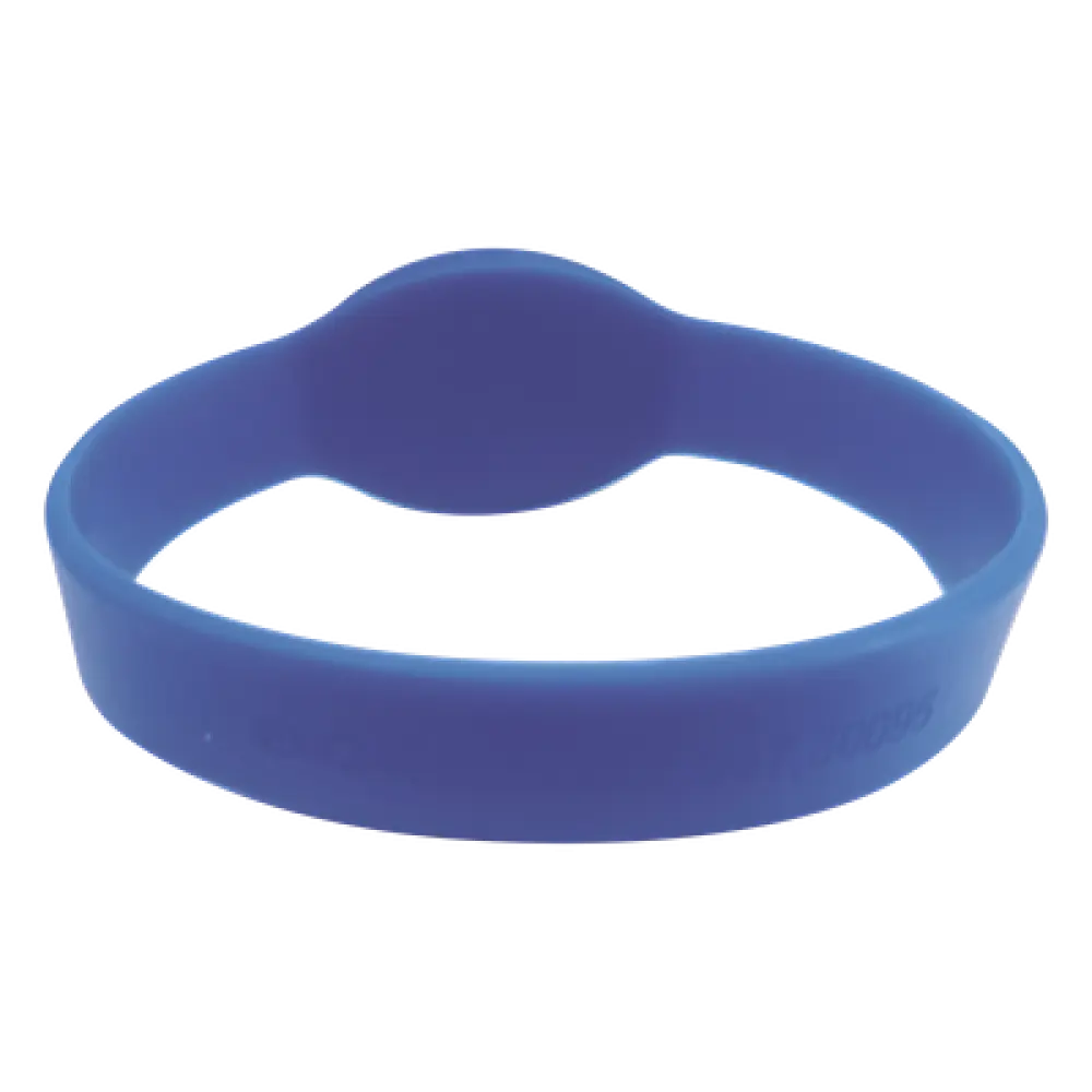Brazalete de Proximidad / 125 kHz EM / 65 mm Diámetro / 2.13 ft / Wiegand 26 / Silicona / Azul
