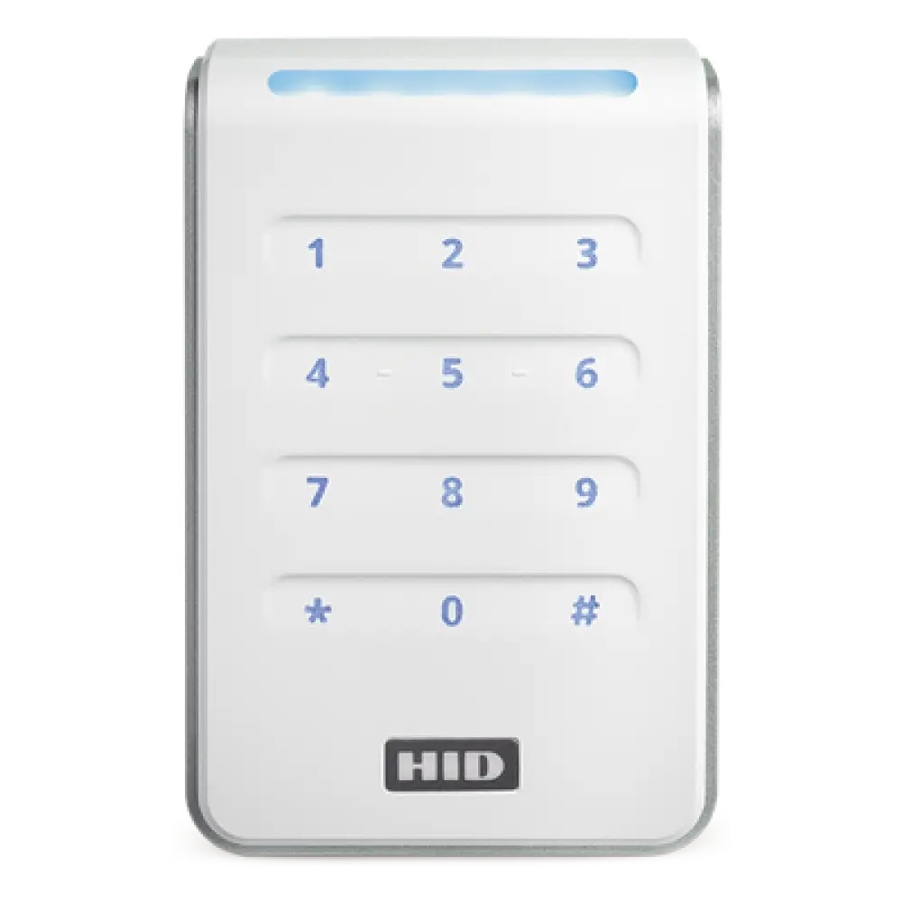 Lector de Control de Acceso / Multitecnología / Teclado 2x6 / Salida Wiegand y OSDP / LED Tricolor / Proximidad HID, Indala, AWID, EM