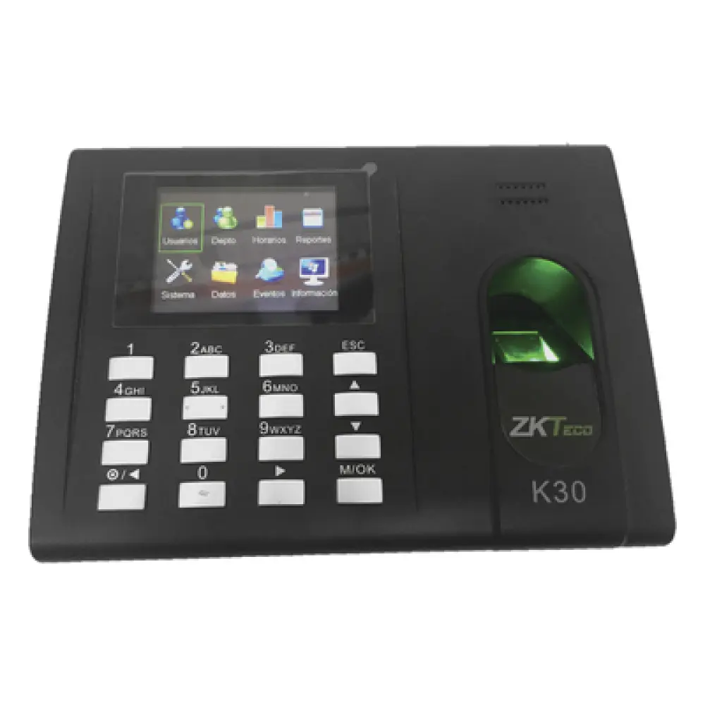 Terminal de Tiempo y Asistencia / Huella y Tarjeta 125 kHz / 1,000 Huellas / 80,000 Eventos / Batería de Respaldo 2Ah / TCP/IP USB / Control de 1 Puerta