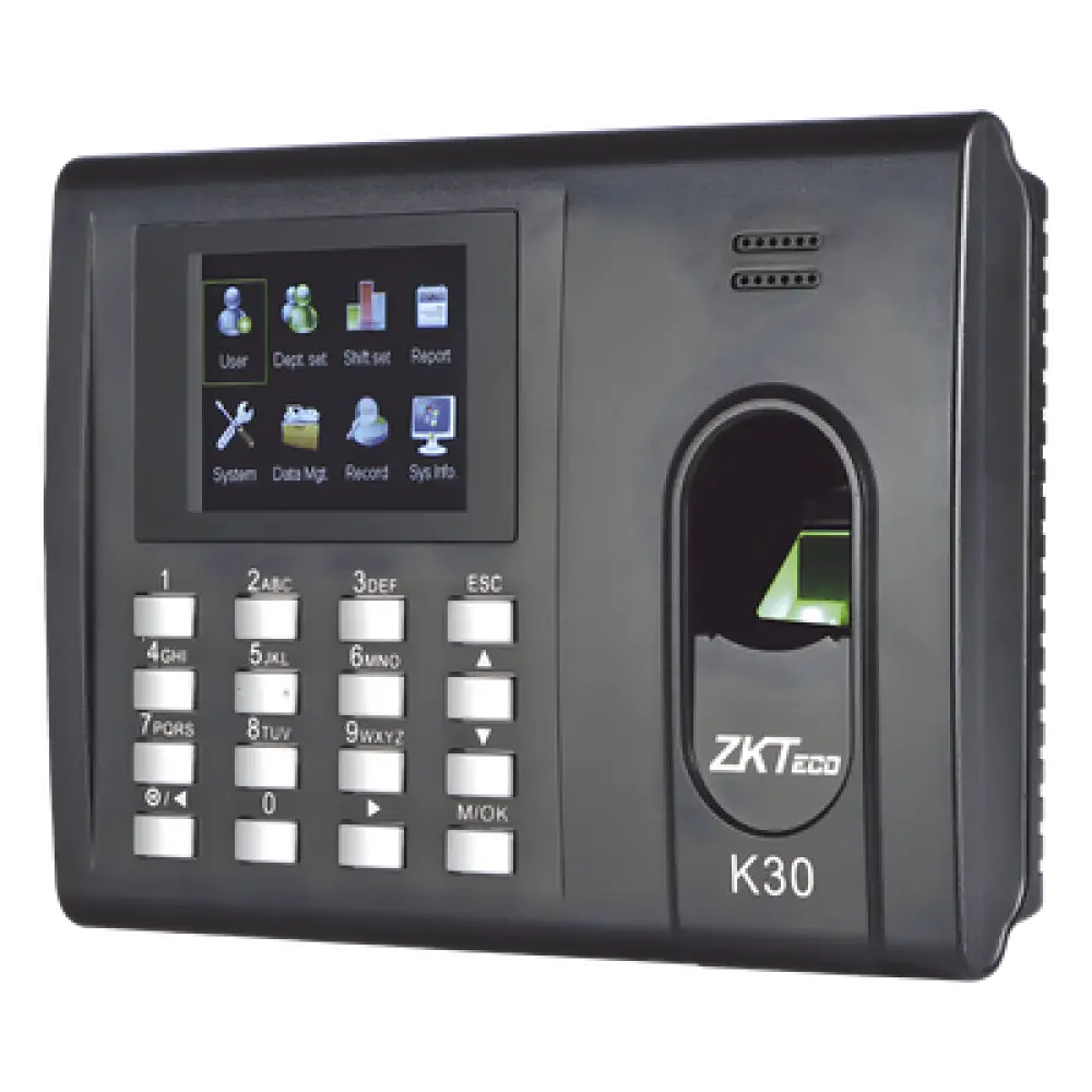Terminal de Tiempo y Asistencia / Huella y Tarjeta 125 kHz / 1,000 Huellas / 80,000 Eventos / Batería de Respaldo 2Ah / TCP/IP USB / Control de 1 Puerta