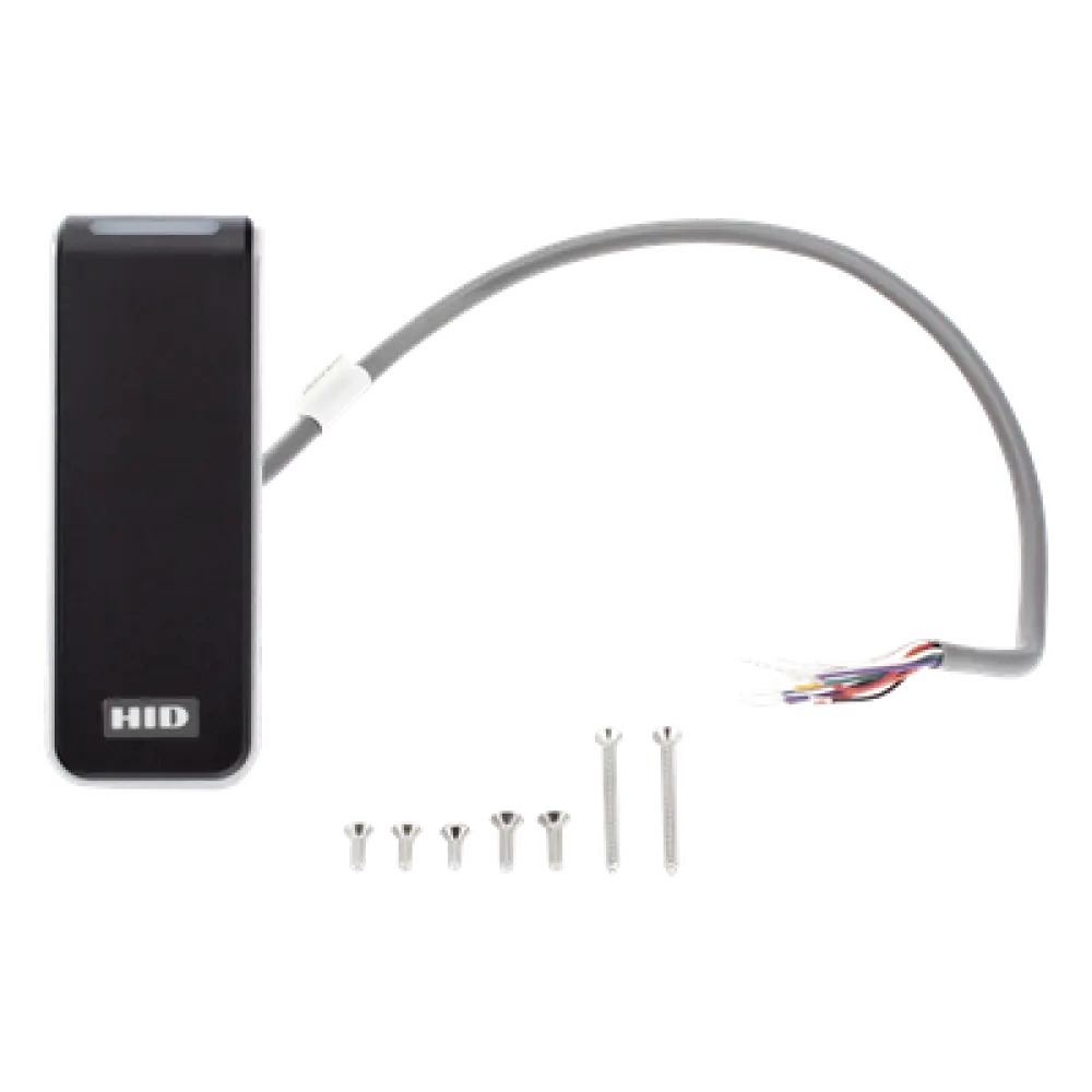 Lector de Control de Acceso / Multitecnología / Bluetooth NFC / Wiegand y OSDP / IP65 / Mullion