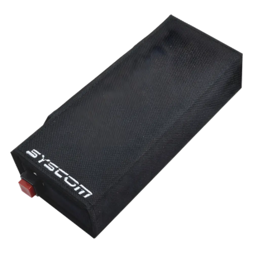 Estuche de Transporte / Poliéster con Cartón / 19.6 x 16 cm / 7.7 x 6.3 in / Compartimento Pila 9V / Cierre Velcro