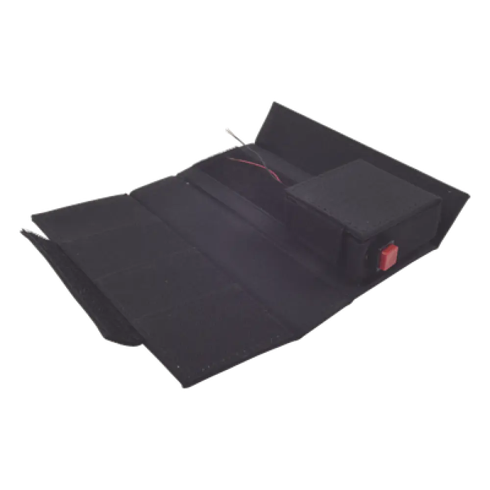 Estuche de Transporte / Poliéster con Cartón / 19.6 x 16 cm / 7.7 x 6.3 in / Compartimento Pila 9V / Cierre Velcro
