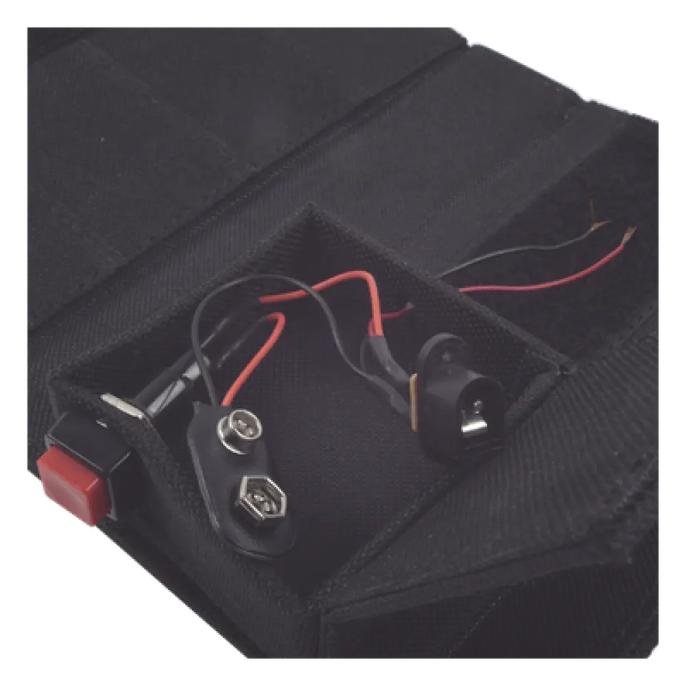 Estuche de Transporte / Poliéster con Cartón / 19.6 x 16 cm / 7.7 x 6.3 in / Compartimento Pila 9V / Cierre Velcro