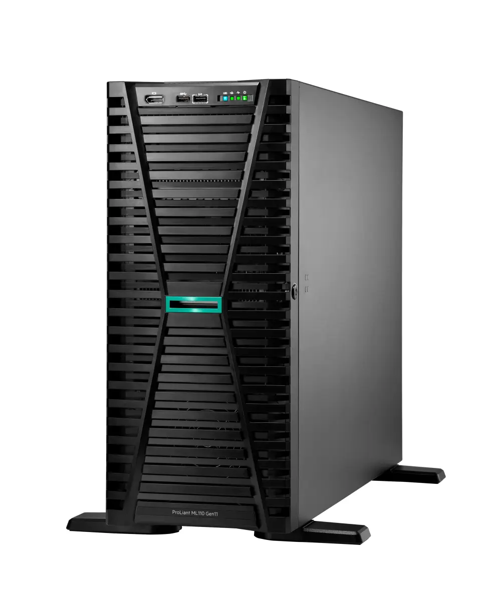 HPE ProLiant ML110 Gen11 3508U 2.1GHz 8c 1P 1x32GB-R 4LFF con dos discos 960GB SSD -