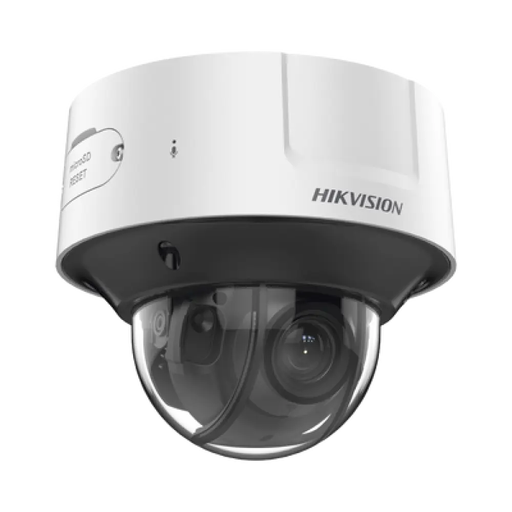 Domo IP 4 Megapixel / Lente Mot. 2.8 a 12 mm / Conteo de Personas / WDR 140 dB / 30 mts IR EXIR / DARKFIGHTER / Exterior IP67 / IK10 / Detección Facial / Búsqueda por Atributos / microSD
