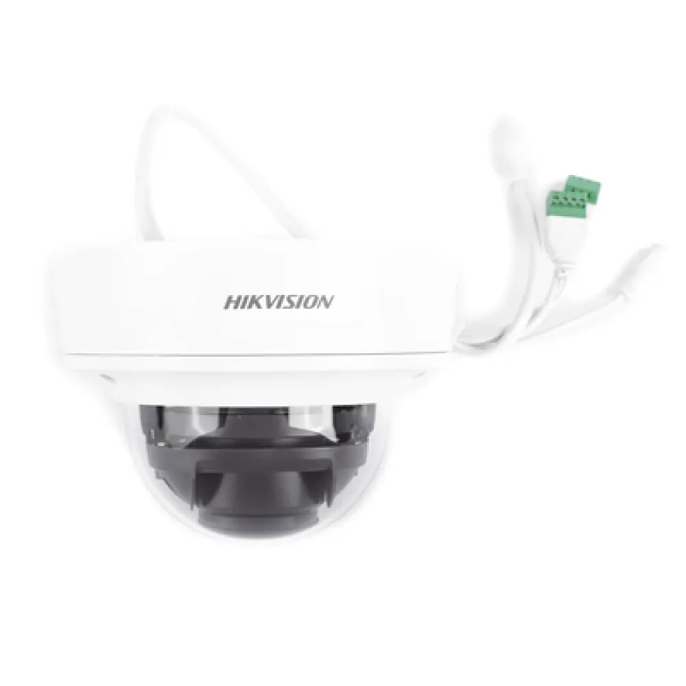 Domo IP 2 Megapixel / Serie PRO / Lente Mot. 2.8 a 12 mm / 30 mts IR EXIR / Exterior IP67 / IK10 / Audio y Alarmas / PoE / WDR 120 dB / Videoanaliticos Integrados / MicroSD
