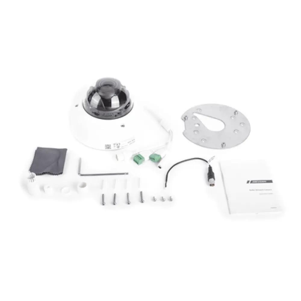 Domo IP 2 Megapixel / Serie PRO / Lente Mot. 2.8 a 12 mm / 30 mts IR EXIR / Exterior IP67 / IK10 / Audio y Alarmas / PoE / WDR 120 dB / Videoanaliticos Integrados / MicroSD