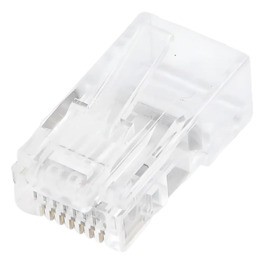 Conector RJ45 / Cat6 / UTP / Sin Blindaje / Interior / Paquete 100 Piezas