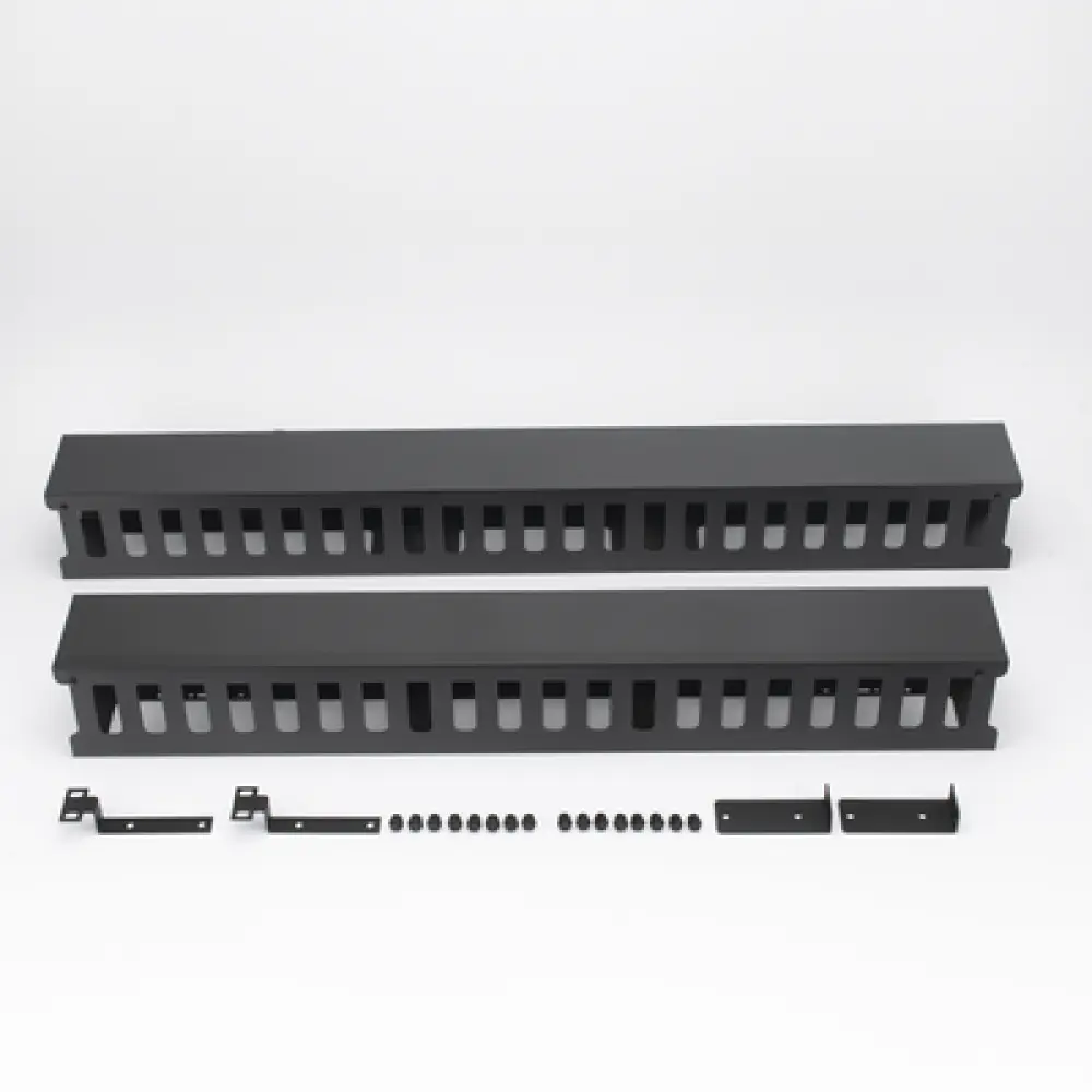 Kit Organizador Vertical de Cable / 45 U Total / 24 U + 21 U / Rack 19" / 1.48 ft + 1.29 ft