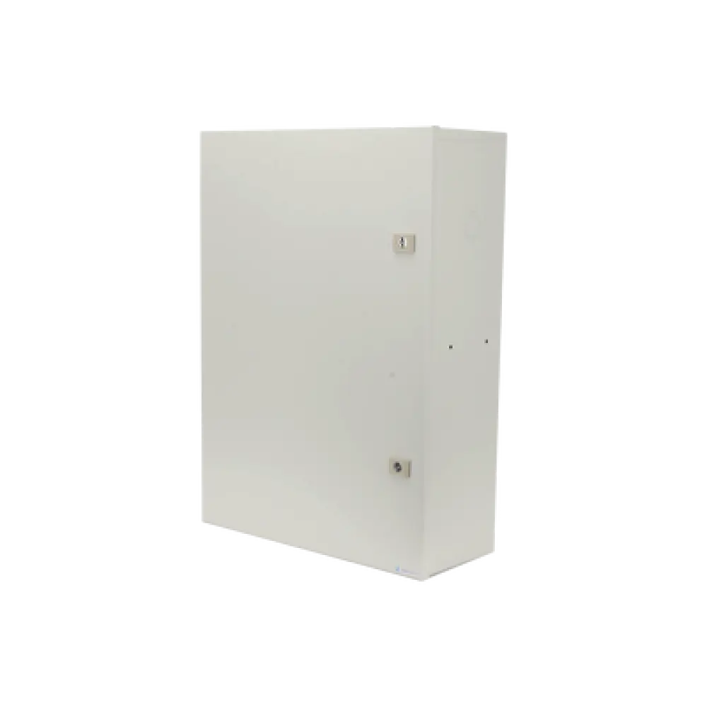 Gabinete para Baterías / Acero Galvanizado / 2 Unidades / Montaje en Poste / Exterior IP / 700 mm (2.3 ft) x 208 mm x 505 mm