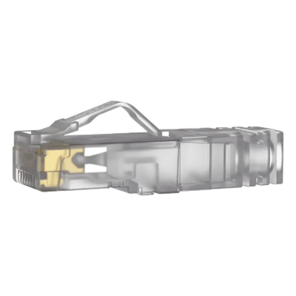 Plug RJ45 / Cat6A / 23-24 AWG / 50μm Oro / 2500 Ciclos / 100 Piezas / 0.26-0.31 in Diámetro