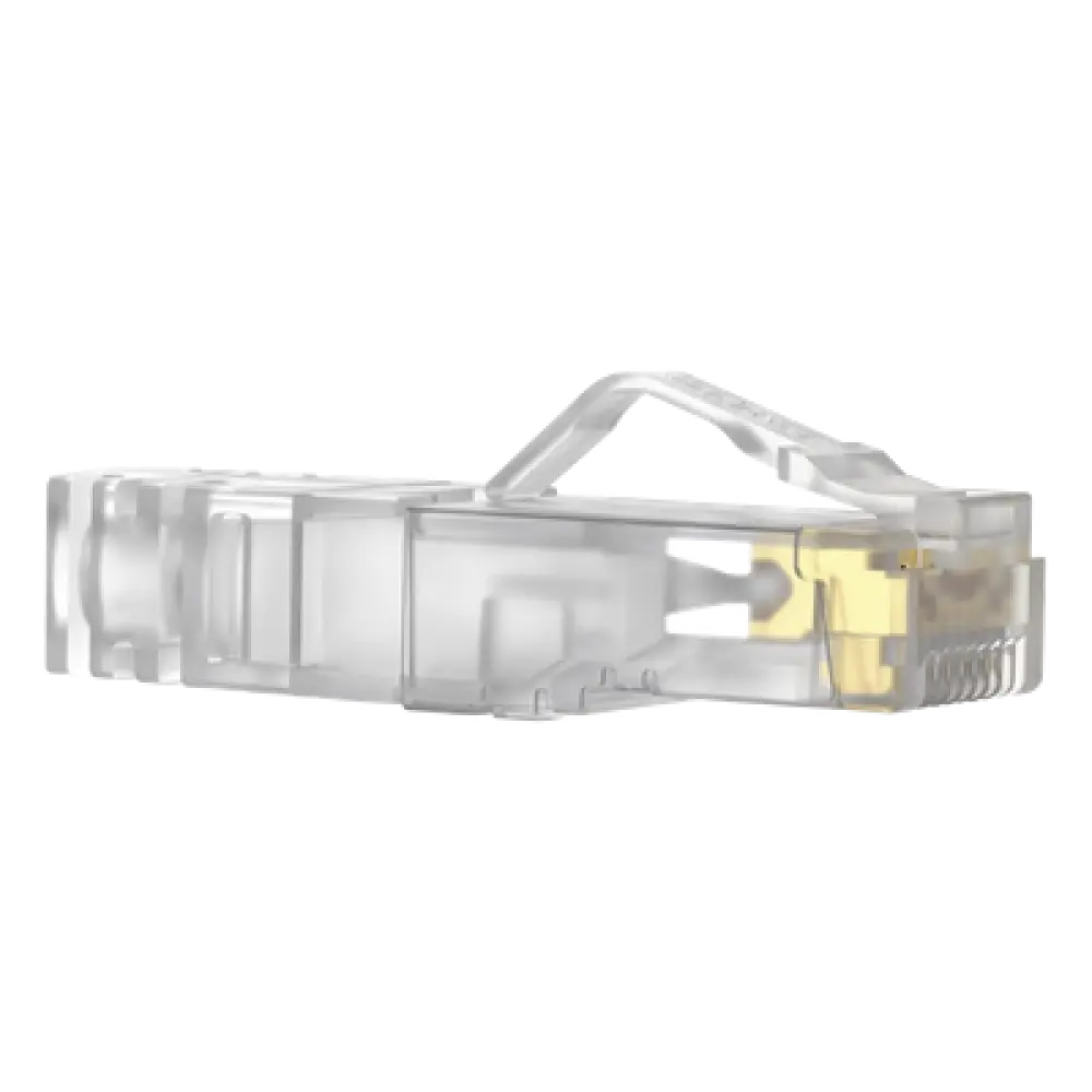 Plug RJ45 / Cat6A / 23-24 AWG / 50μm Oro / 2500 Ciclos / 100 Piezas / 0.26-0.31 in Diámetro