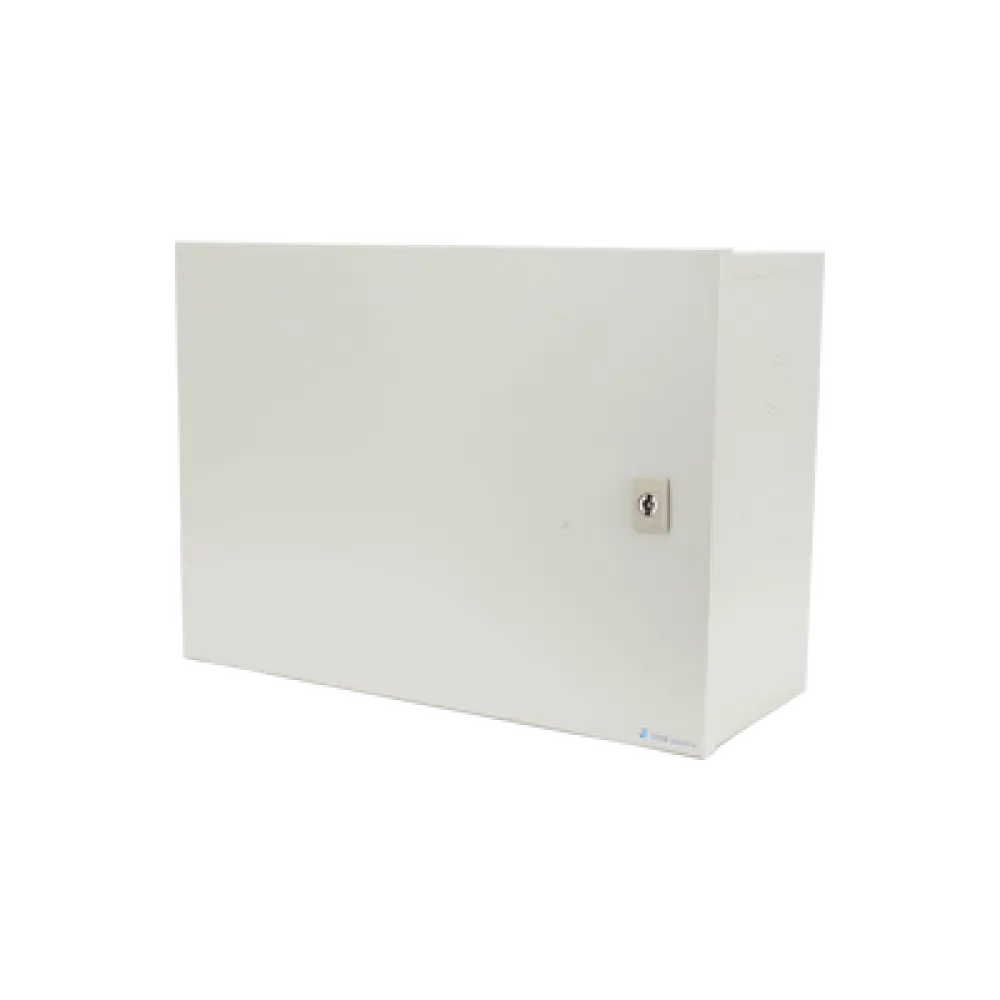 Gabinete Exterior / Acero Galvanizado / 360 x 208 x 505 mm / Montaje en Poste / Protección Solar Autónoma