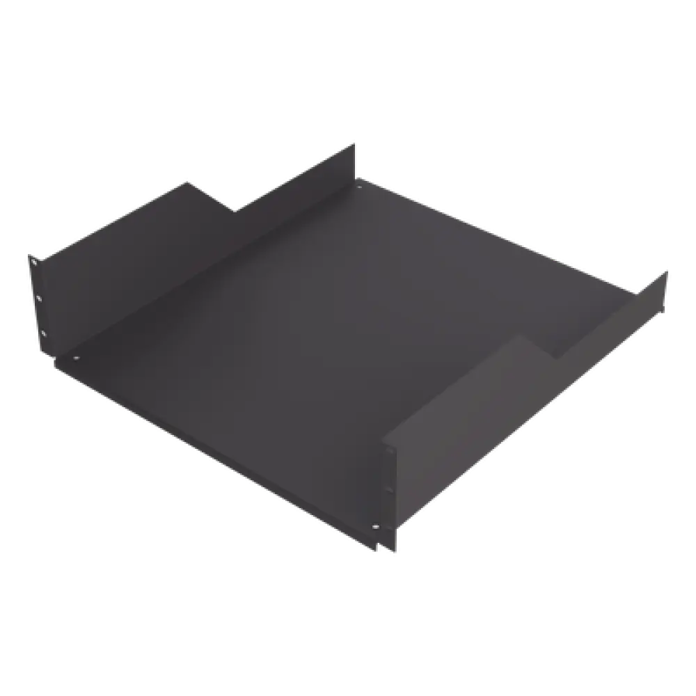 Charola para Rack / 19 in / 50 cm (1.64 ft) Profundidad / 3U / 22 kg Carga / Negro