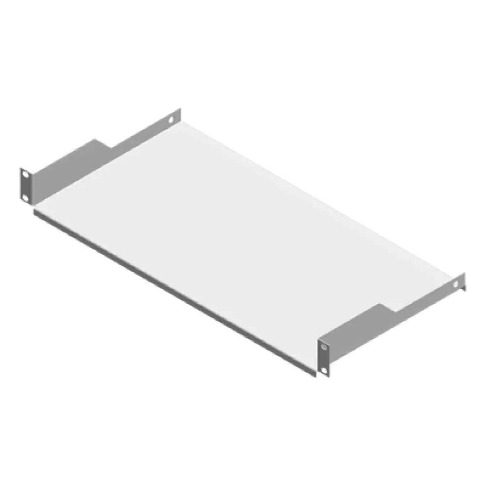 Charola para Rack / 19" / 2 Postes / 1U / 23 cm (9.1 ft) de Profundidad / Carga 3 kg / Color Blanco
