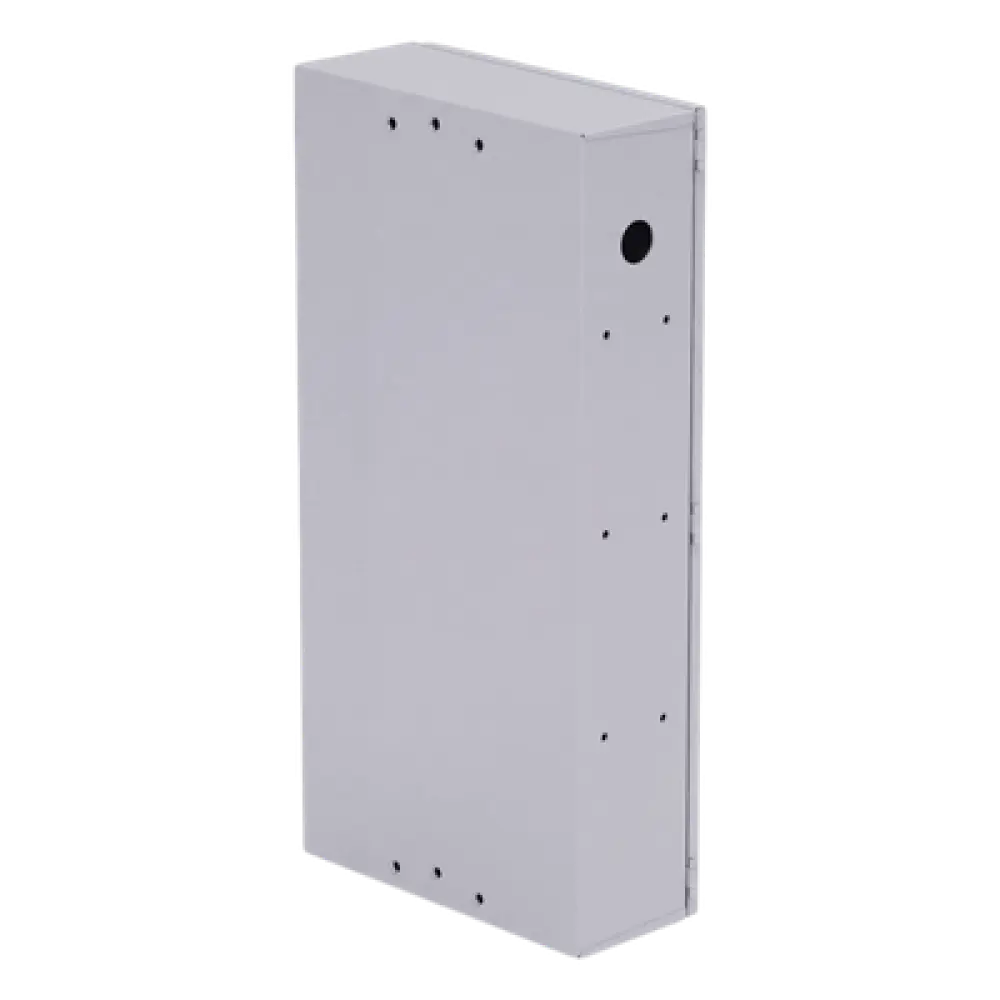 Gabinete para Baterías / Acero Galvanizado / 4 Unidades / Montaje en Poste / Exterior / 1050 mm (3.44 ft) de Altura