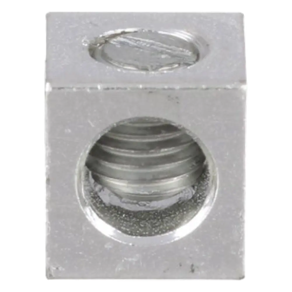 Conector Mecánico de Aluminio / Un Orificio 1/4" / Un Barril / Cable 14 a 2 AWG / 600 V / 90°C