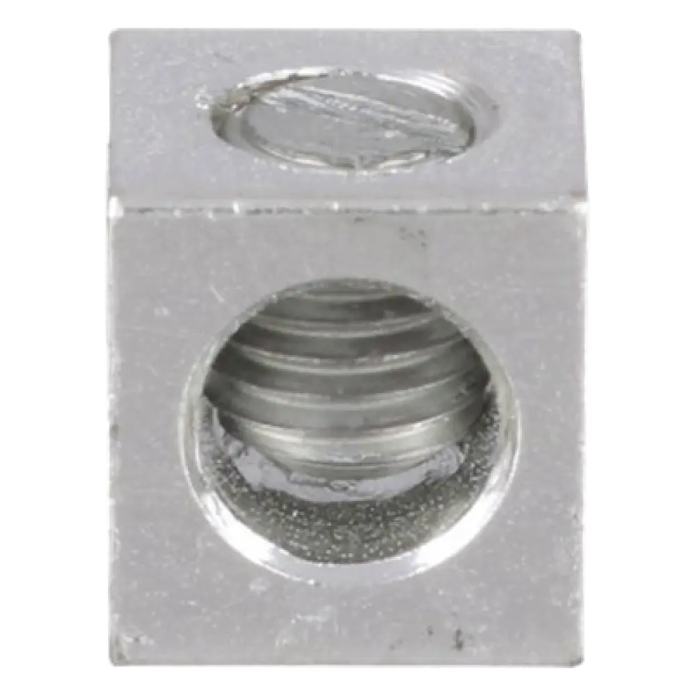 Conector Mecánico de Aluminio / Un Orificio 1/4" / Un Barril / Cable 14 a 2 AWG / 600 V / 90°C