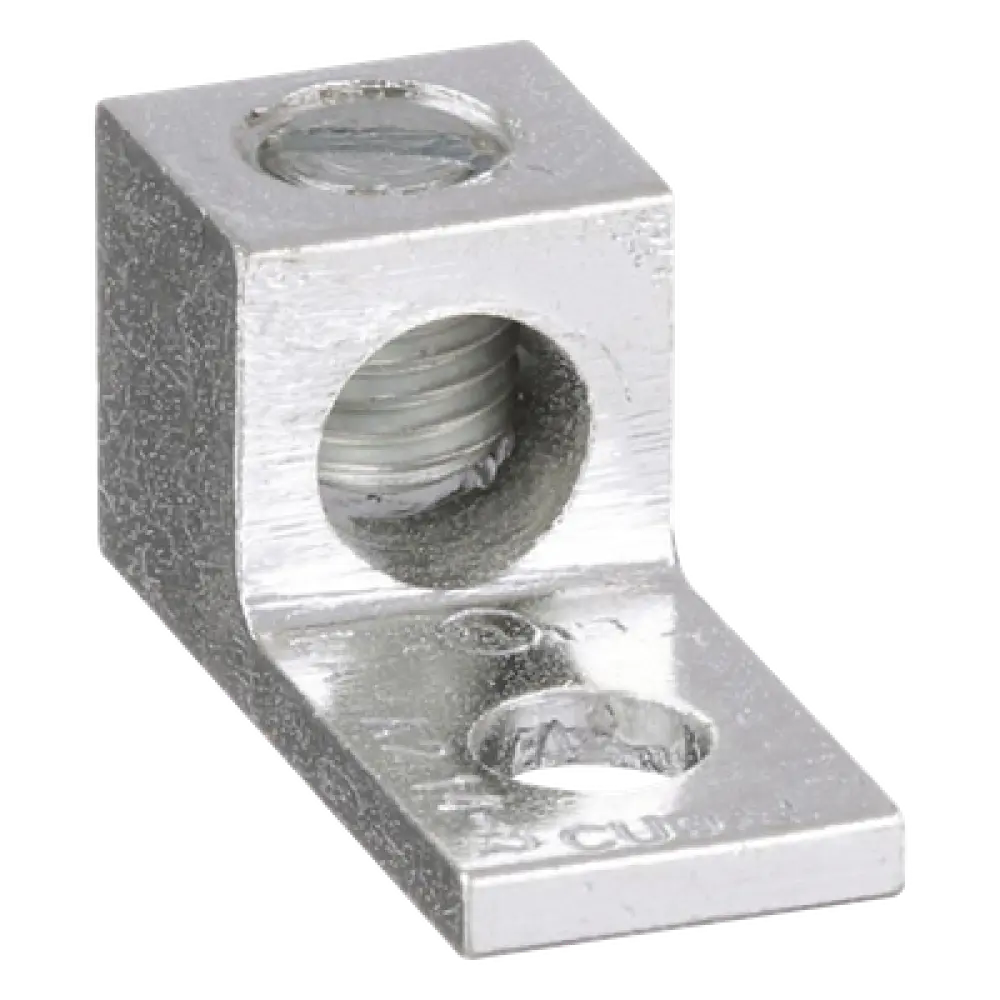 Conector Mecánico de Aluminio / Un Orificio 1/4" / Un Barril / Cable 14 a 2 AWG / 600 V / 90°C