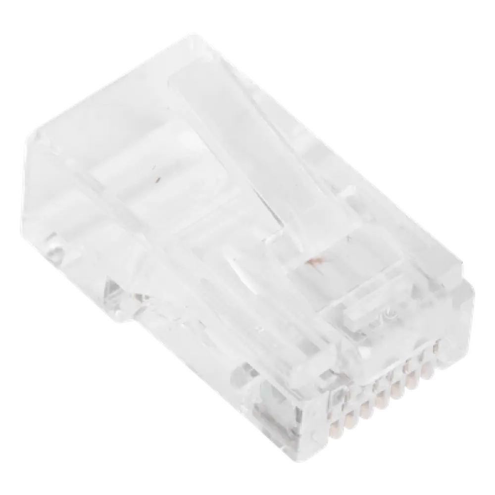 Conector RJ45 / Cat 6A / UTP / 23 AWG / Interior / Paquete 100 pzas