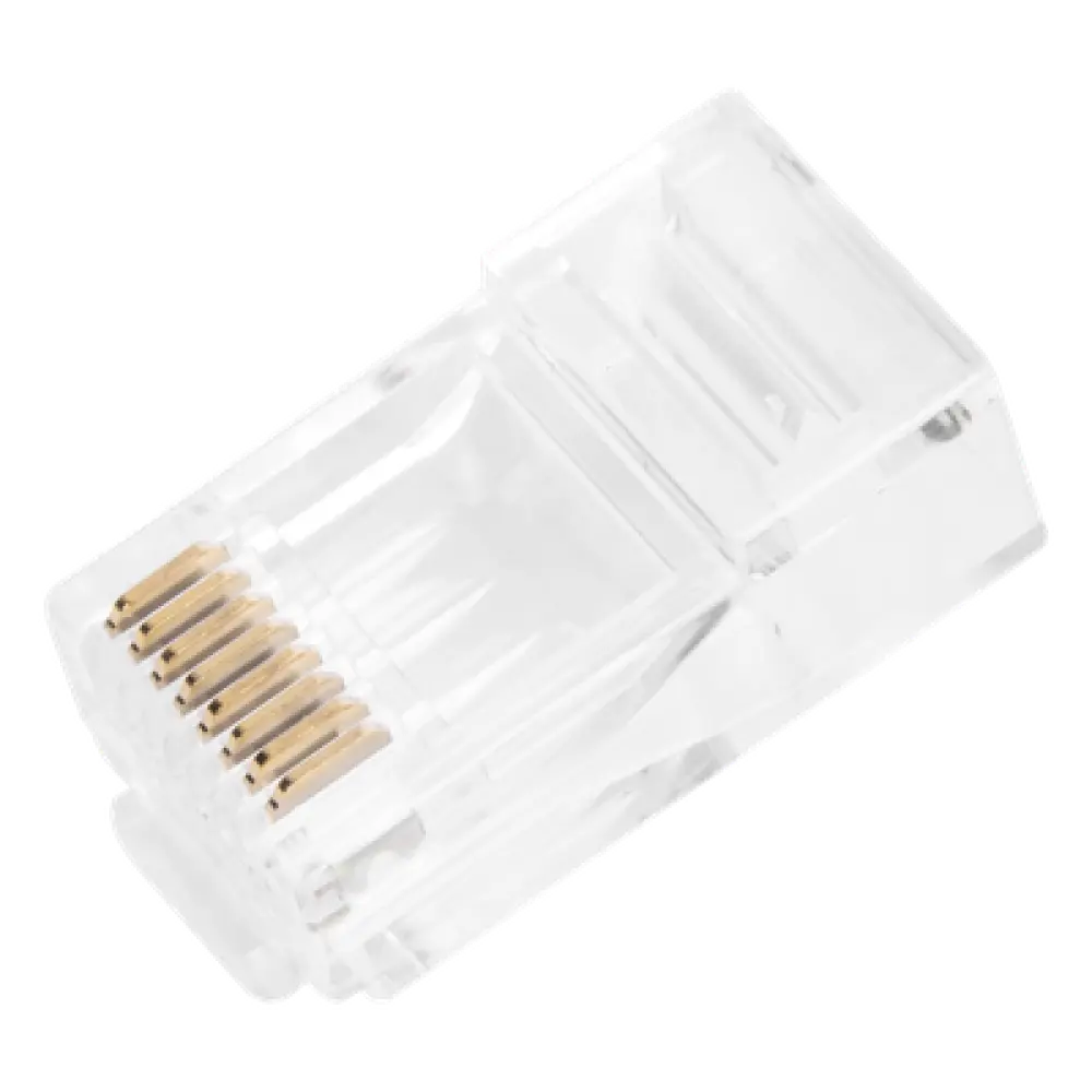 Conector RJ45 / Cat 6A / UTP / 23 AWG / Interior / Paquete 100 pzas
