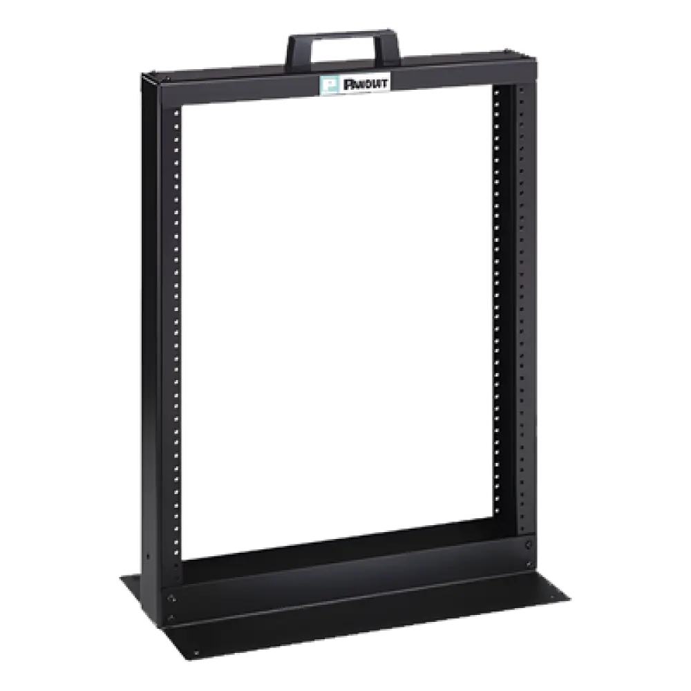 Rack de Dos Postes / 13 Unidades de Rack / 19 in EIA-310D / Aluminio / Carga 300 lb (136 kg) / Rieles Roscados #12-24