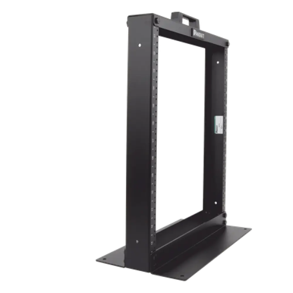Rack de Dos Postes / 13 Unidades de Rack / 19 in EIA-310D / Aluminio / Carga 300 lb (136 kg) / Rieles Roscados #12-24